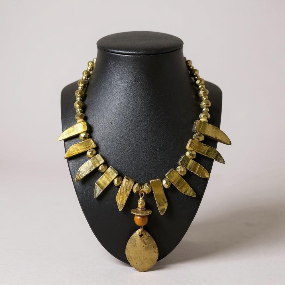The Negotiator- “18 Jasper Necklace With Pendant